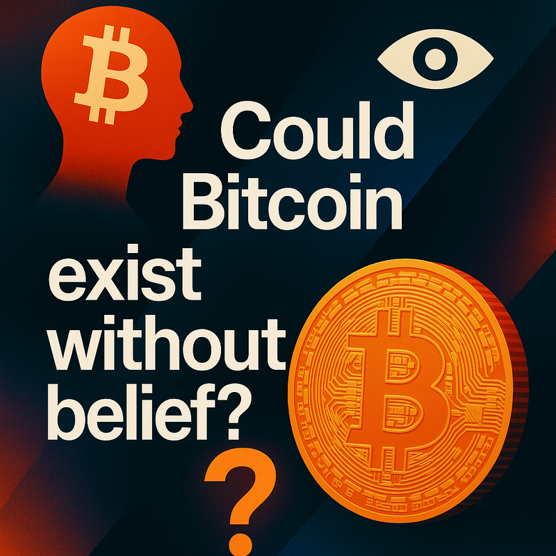 Could Bitcoin exist without belief?