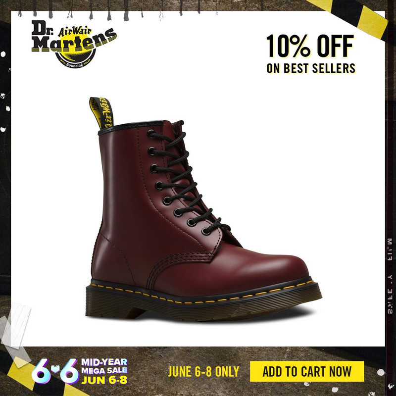 Dr Martens 1460 Original 8-Eye Boots Cherry Red Smooth (Red) For Men And  Women | Lazada PH