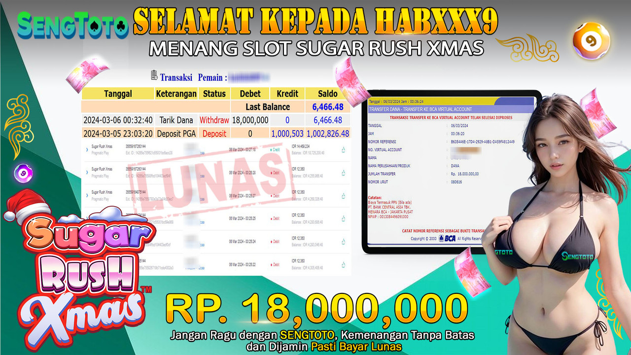 BUKTI PEMBAYARAN SLOT SUGAR RUSH XMAS