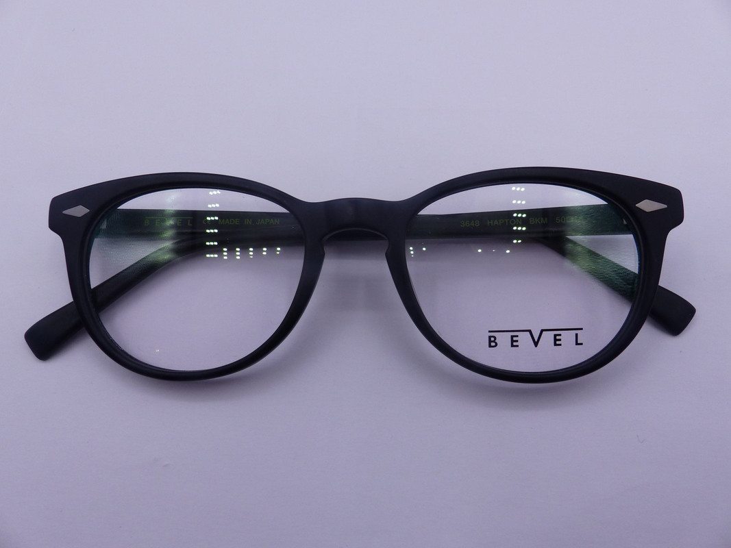 BEVEL 3648 HAPTON BLACK MATTE MENS EYEGLASSES FRAMES SIZE 50-18-140