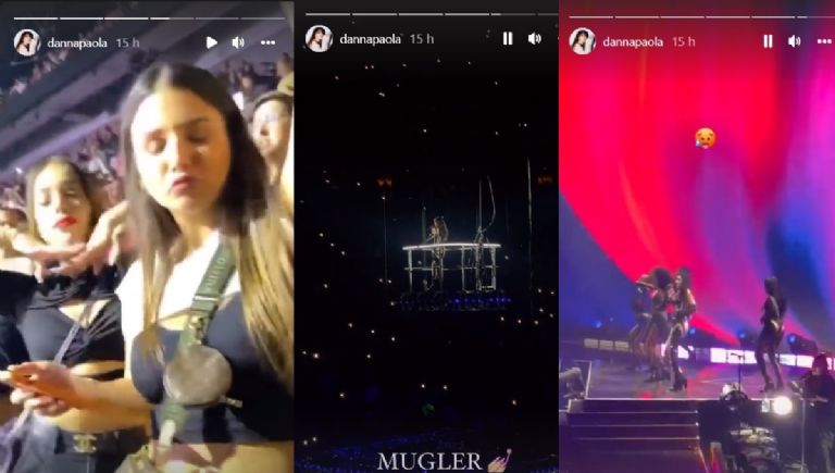 Danna Paola quedó maravillada en el primer concierto de Dua Lipa