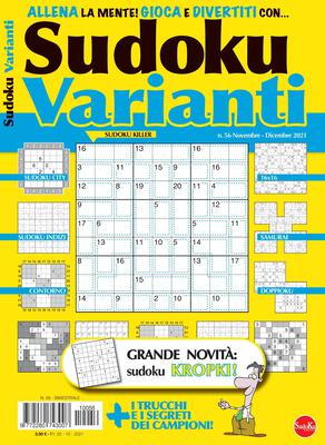 Sudoku Varianti – Novembre-Dicembre 2021