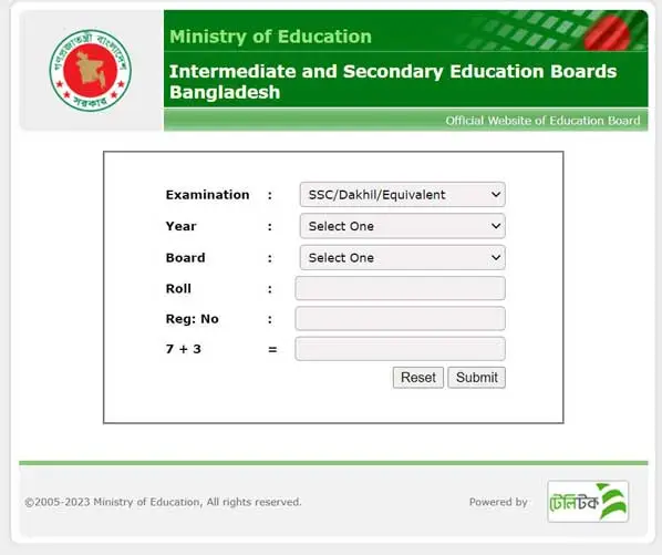 educationboardresults gov bd