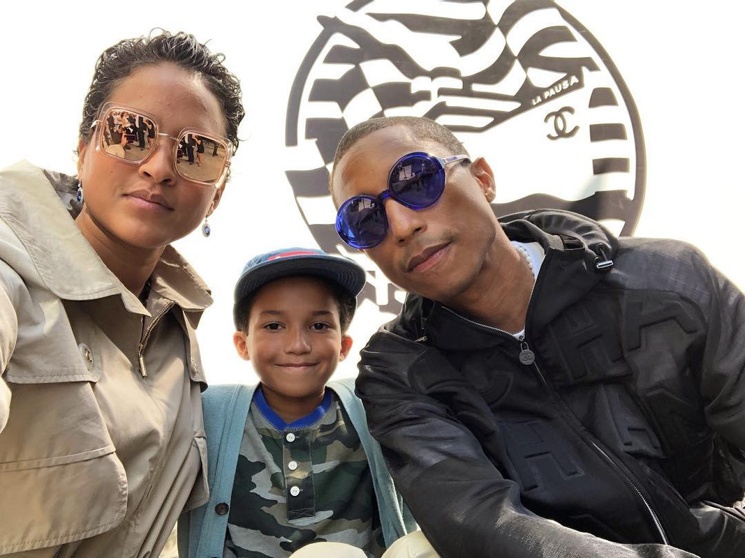 Sunglasses worn by Pharrell Williams in his Blast Off music video with  Gesaffelstein