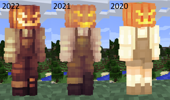 Pumpkin man Minecraft Skin