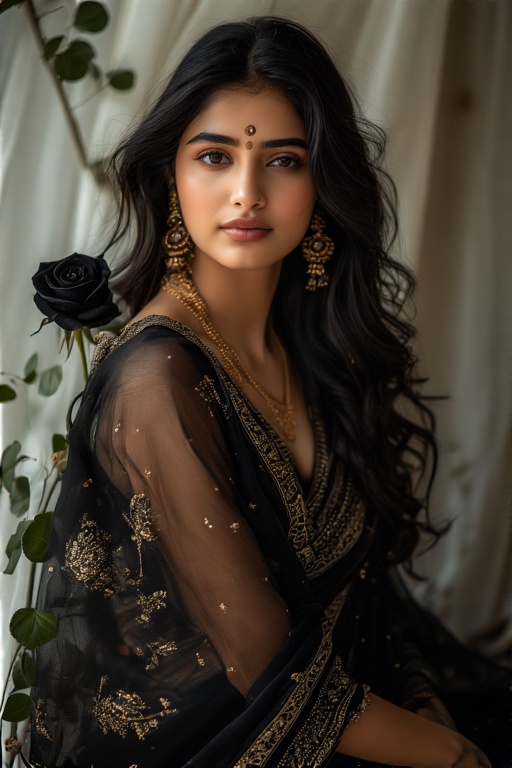 A-young-woman-with-flowing-dar-9