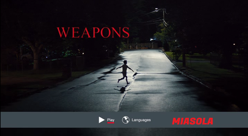 Weapons [2025] [DVD9] [LATINO] [SUBTITULADA] [INGLES] [ESPANOL] [OTRO] [NTSC] [1FICHIER] [OTRO-SERVIDOR] Captura 1
