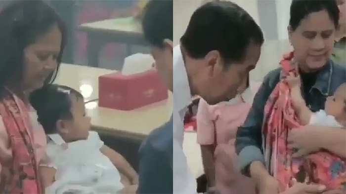 Interaksi Keluarga Jokowi