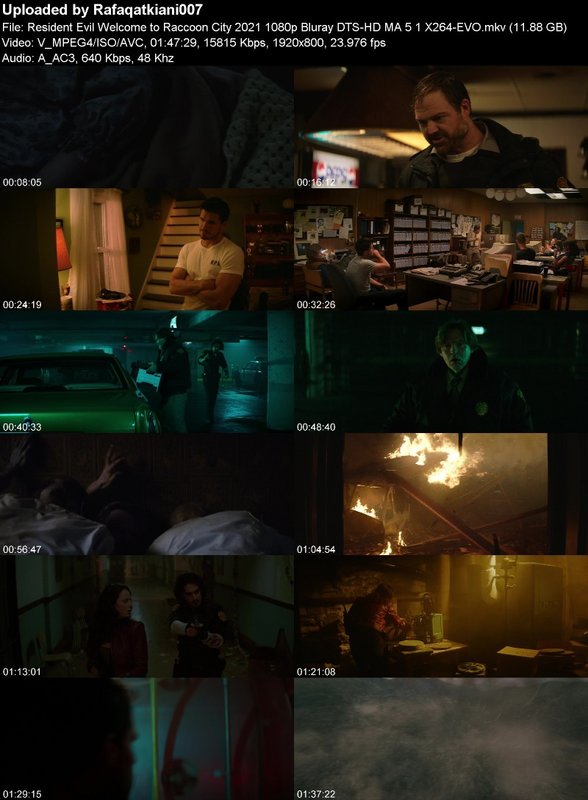 Resident Evil Welcome to Raccoon City 2021 1080p Bluray DTS-HD MA 5 1 X264-EVO