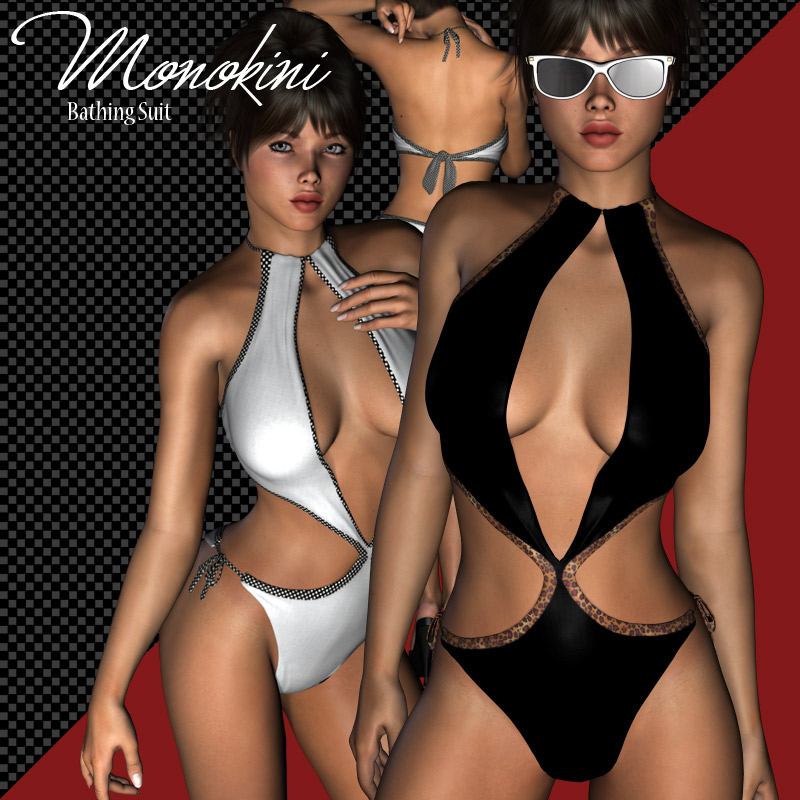 Monokini Bathing Suit for V4