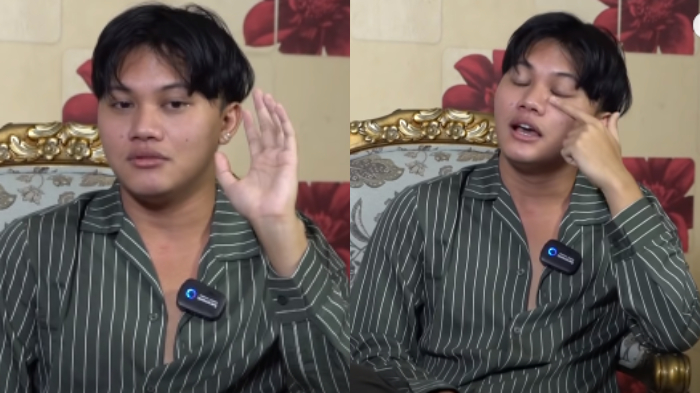 Rizky Febian teteskan dan usap air mata saat cerita pernah dibully