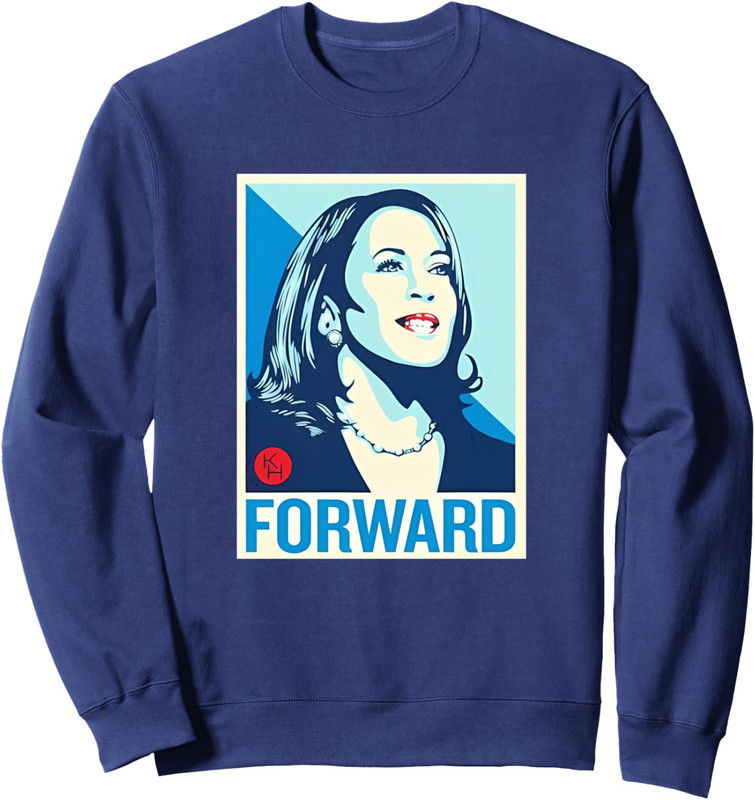 Kamala Harris Forward US Election 2024 Unisex Crewneck Sweatshirt