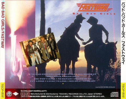 Fastway - Bad Bad Girls [Japan Press] (1990) Lossless