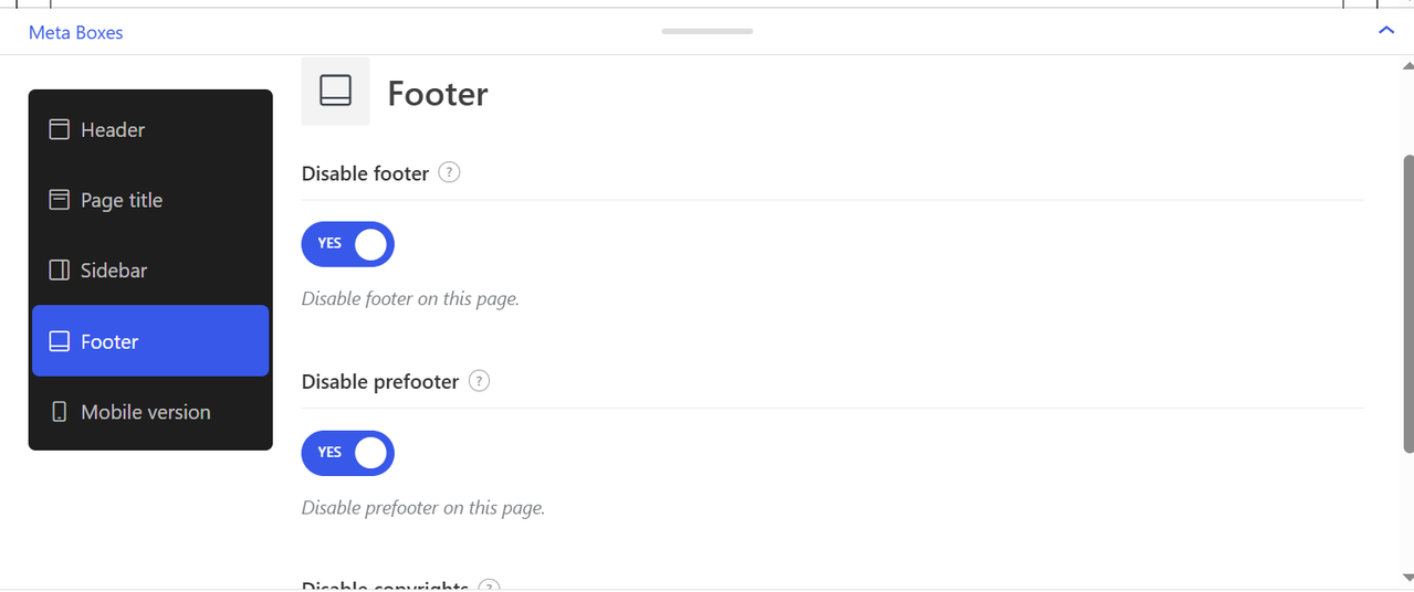 footer