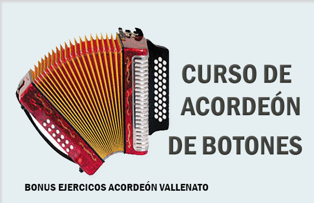 Curso acordeón de botones norteño vallenato canto 3 Dvd´s