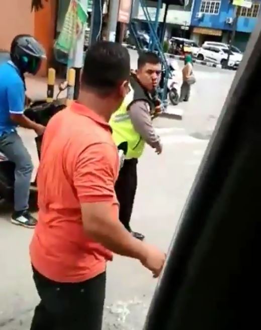 Polantas arogan di Tebing Tinggi