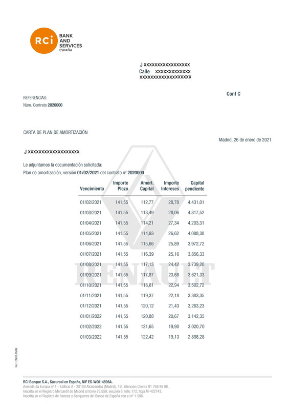 Plan Amortizacion nuevo