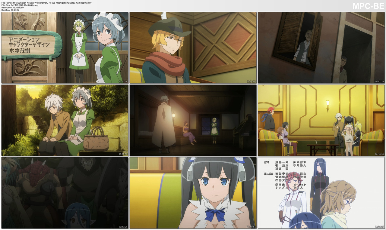 [HR] Dungeon Ni Deai Wo Motomeru No Wa Machigatteiru Darou Ka S03E09.mkv_thumbs