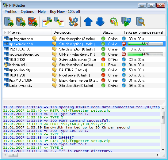 FTPGetter Professional 5.97.0.185 Multilingual FTPGetter Professional 5.97.0.185 Multilingual