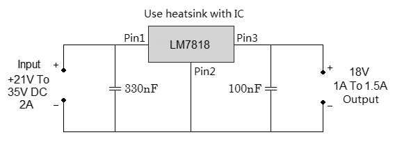 18V Power Supply Circuit