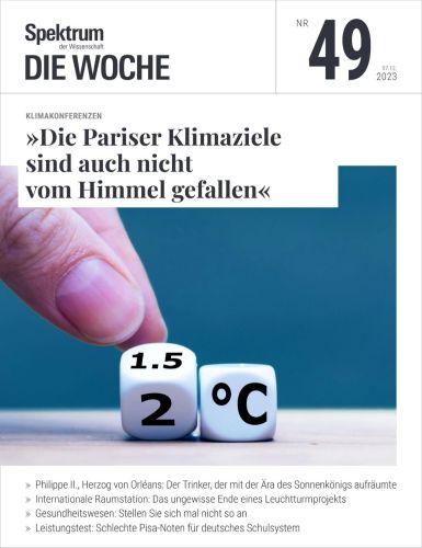 Cover: Spektrum Die Woche No 49 vom 08  Dezember 2023