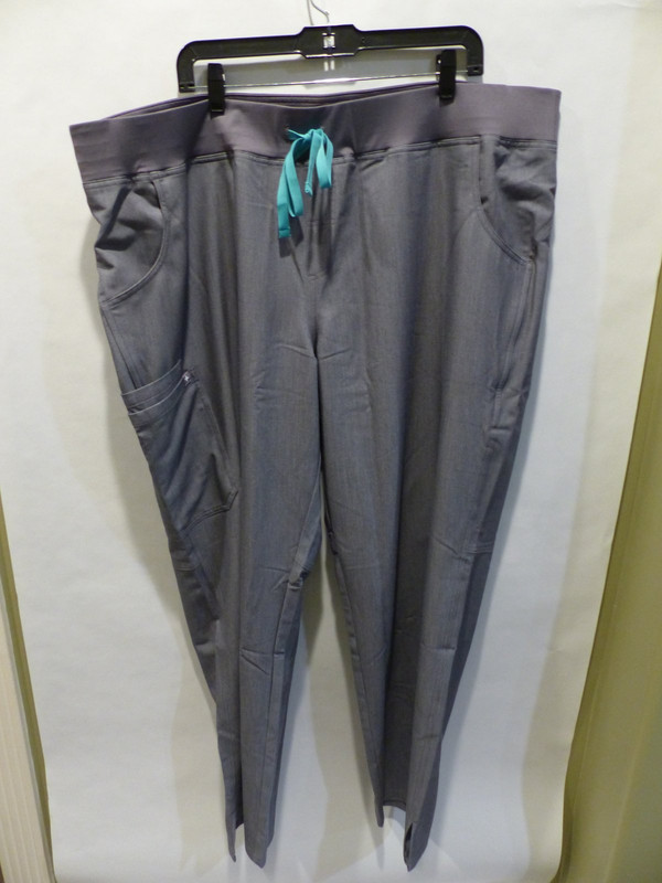 FIGS SCRUB BOTTOMS GRAPHITE WOMENS SIZE 5XL