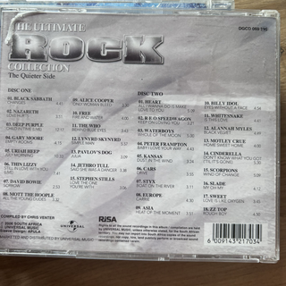 The Ultimate Rock Collection Â The Quieter Side : Various Artists : CD