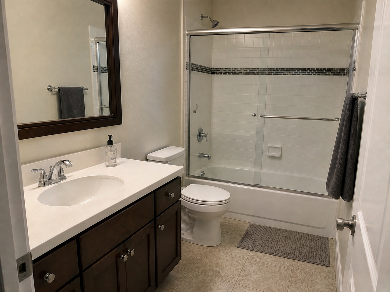 Guest bathroom before remodel