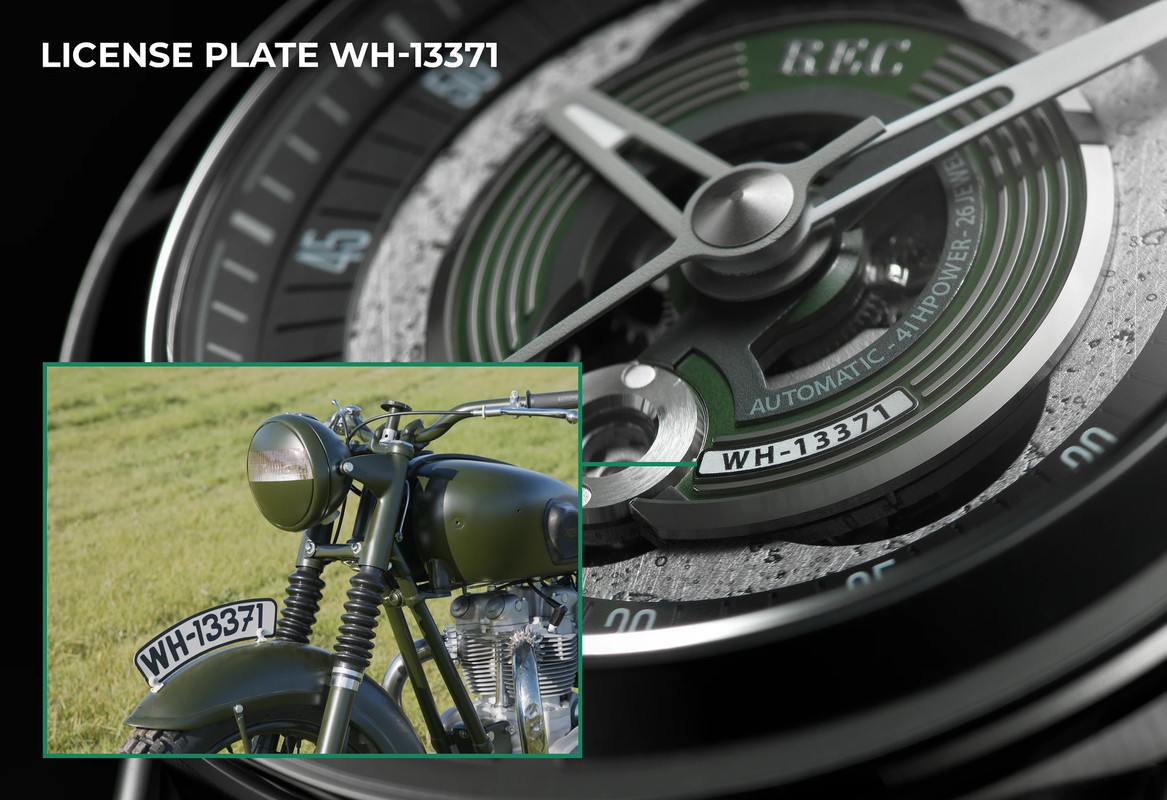 Культовый мотоцикл Triumph R6 Trophy Стива Маккуина переработали в часы Rec Watches TTT Great Escape