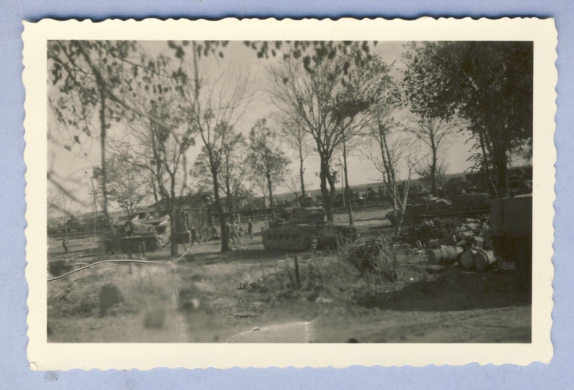 Panzer Wägele mehere Panzer im Wald Teil