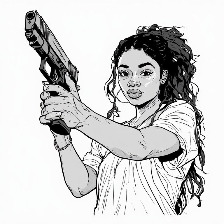 GTA-s-ebony-girl-holding-gun-L-(22)