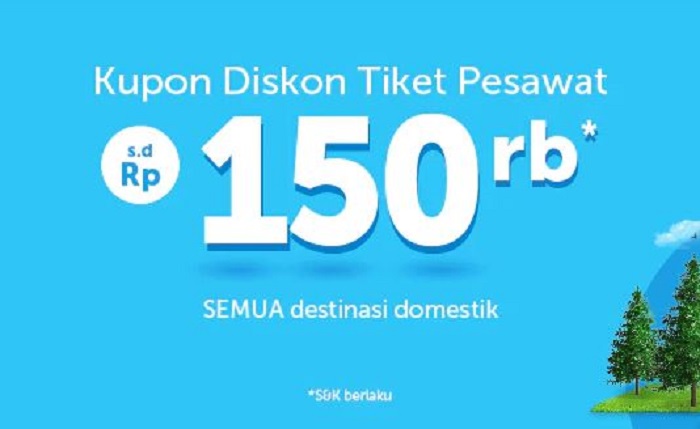 Promo Traveloka dengan pembayaran melalui PayLater
