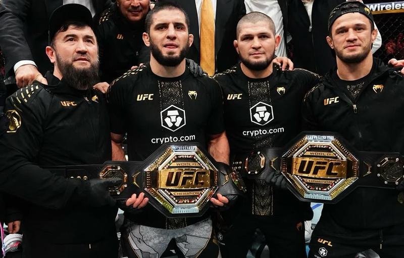 Ислам Махачев надмина Хабиб Нурмагомедов