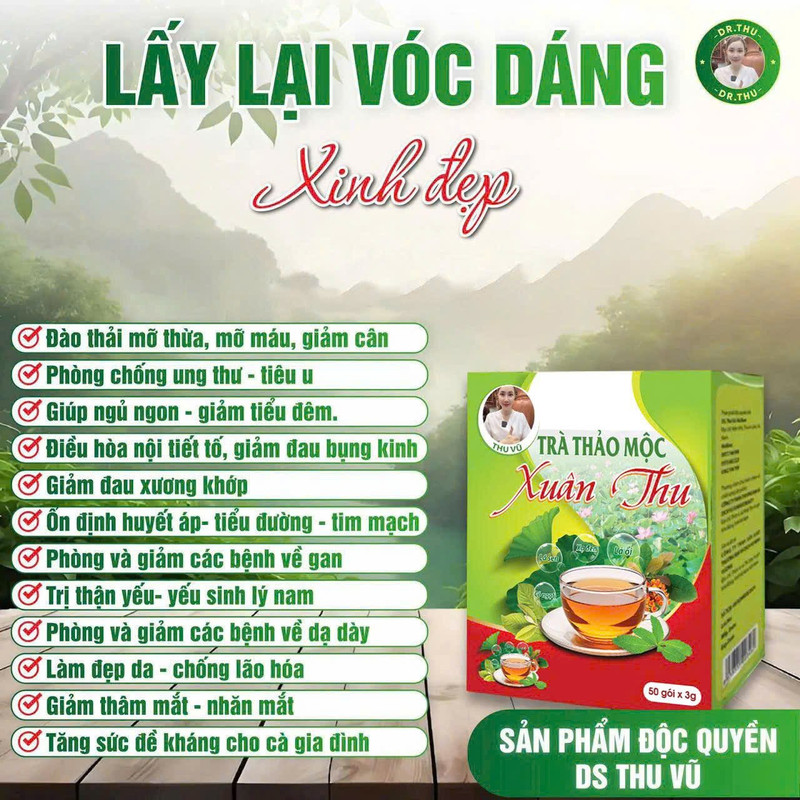 Công dụng trà thảo mộc Xuân Thu