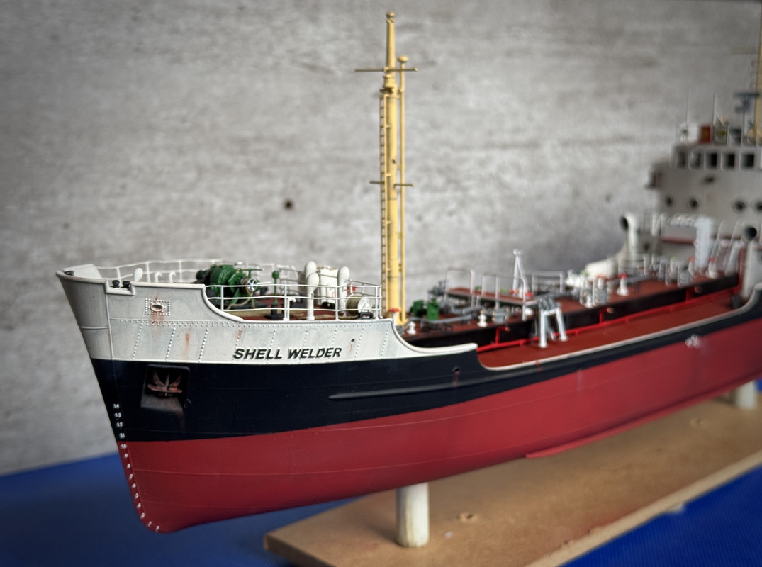 Ship model - Shell Welder - 1955 - UK Tanker Coaster - 3D Print - 1:100 15