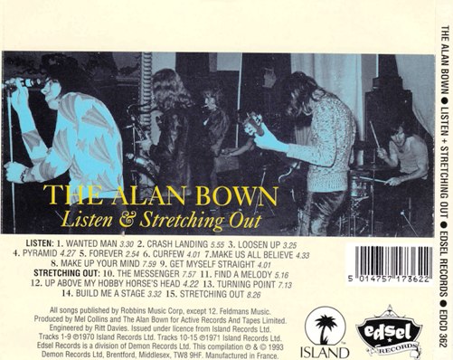 The Alan Bown - Listen / Stretching Out (1970 | 1971) [Reissue 1993] Lossless+MP3