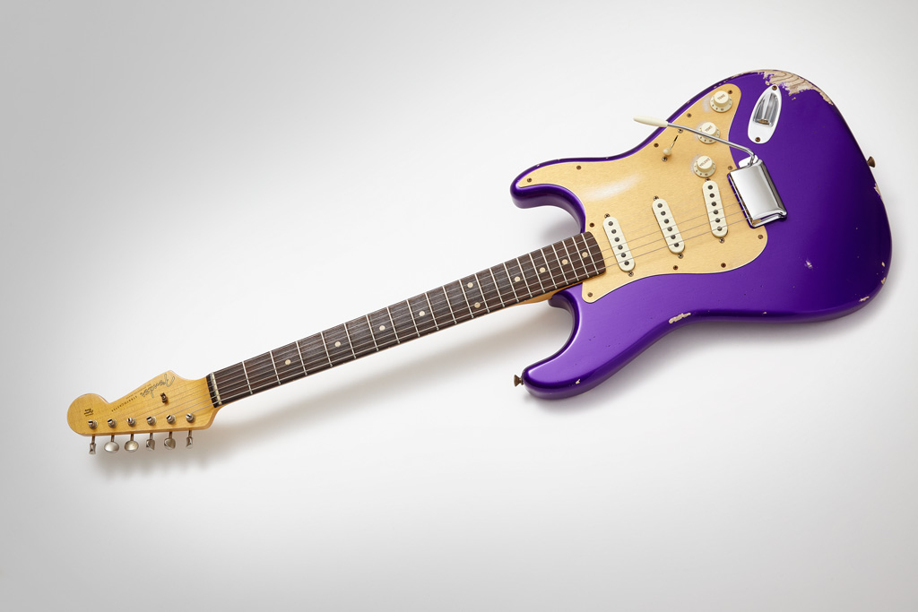 Purple strat sale