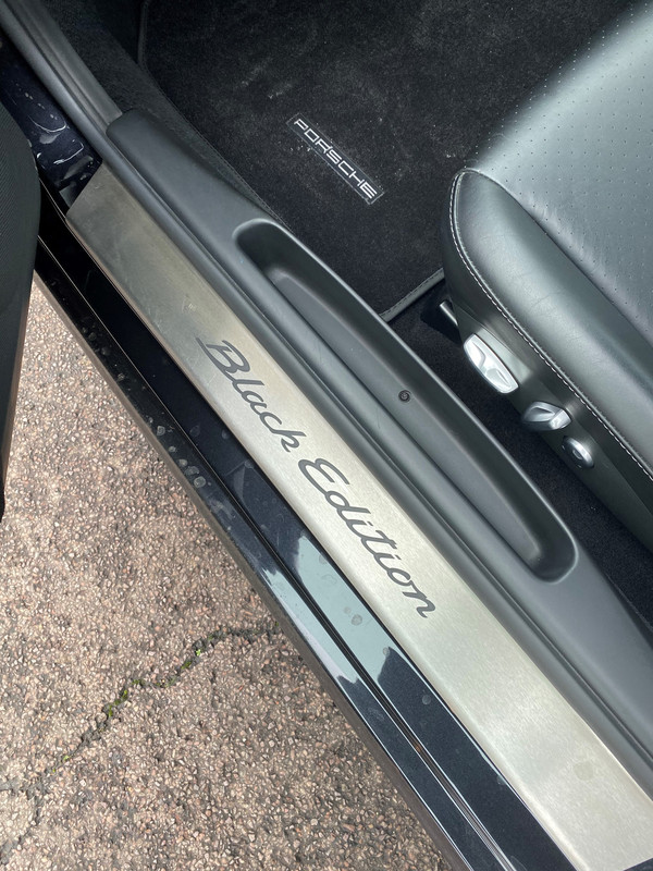 Black Edition stainless kick plate