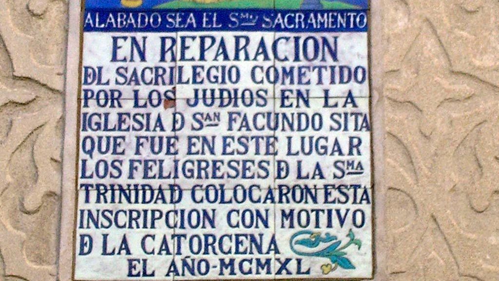 segovia - El antisemitismo