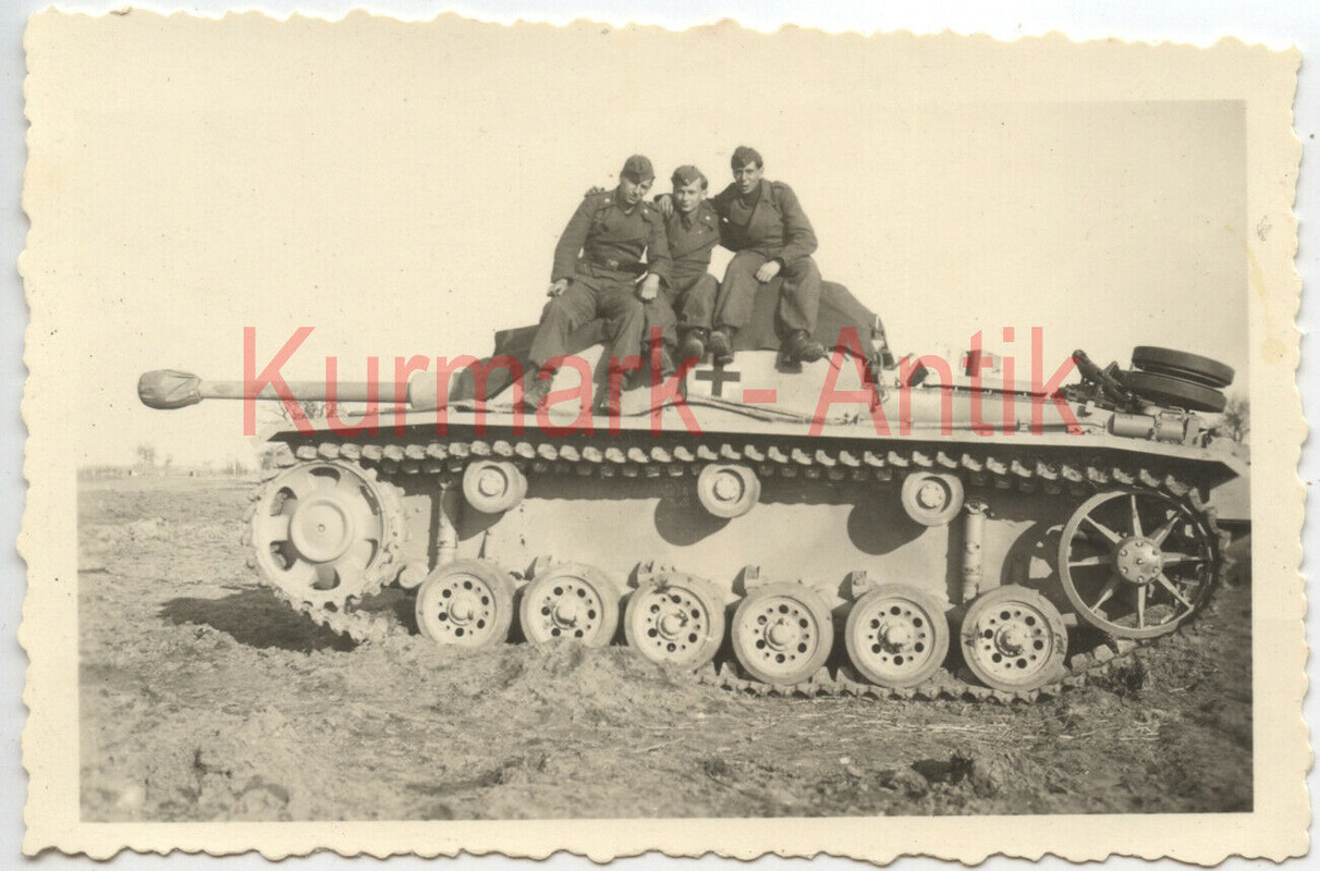 Foto Wehrmacht Panzer Jäger Stug Sturmgeschütz