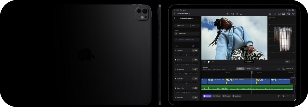 iPad Pro 2024 Camera