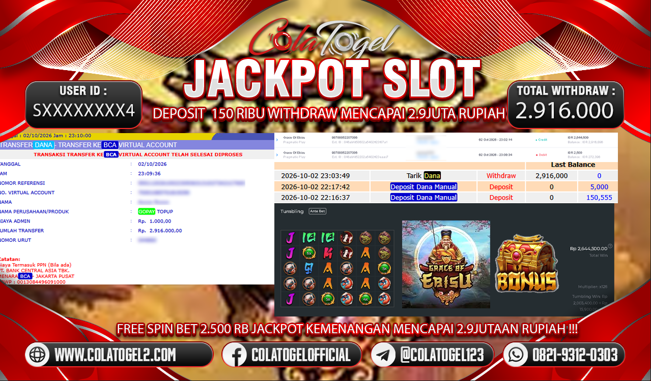 JACKPOT SLOT GACORR !!!