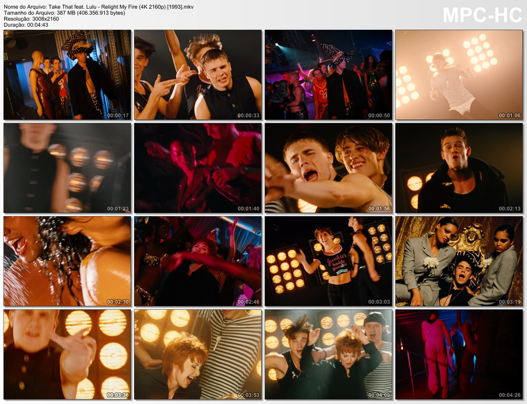 Take That feat. Lulu - Relight My Fire (Official Video 4K 2160p) [1993]