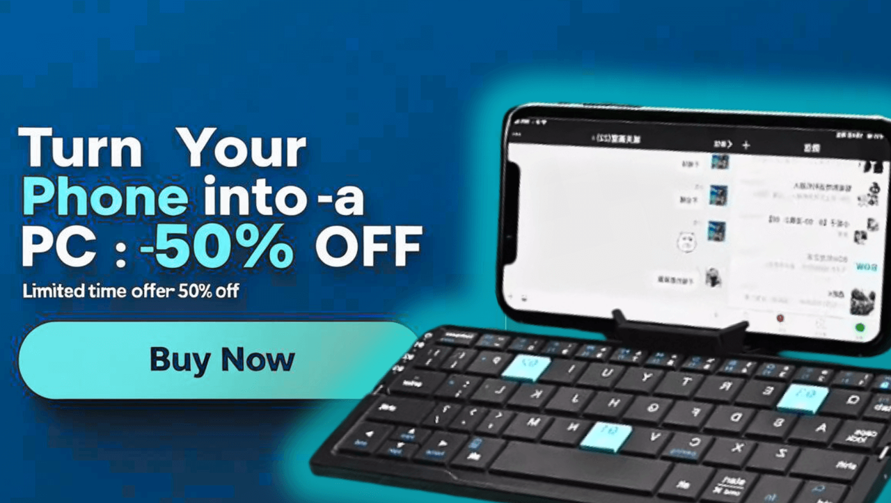 Turn Your Phone into a PC - 50% OFF