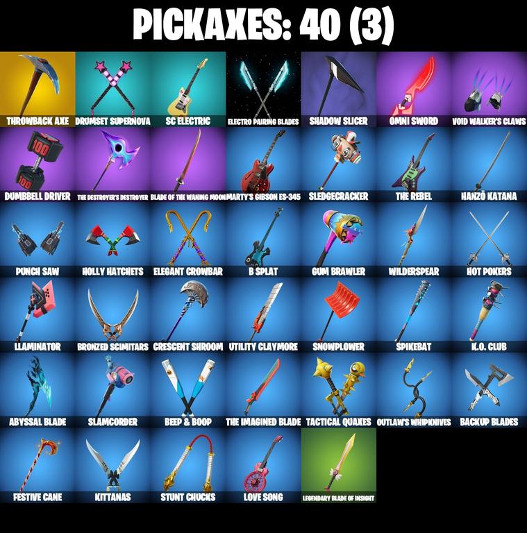 pickaxes comp