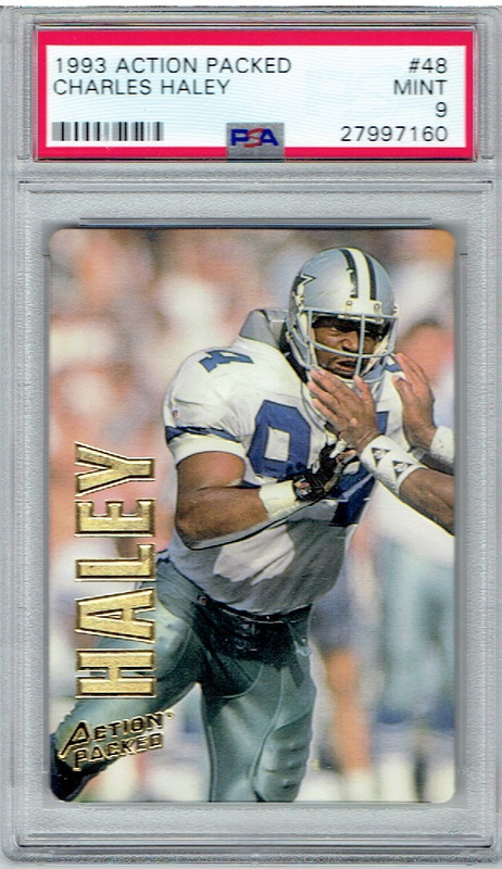1993 Action Packed 48 Charles Haley PSA 9