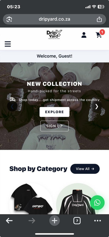DripYard Store Preview