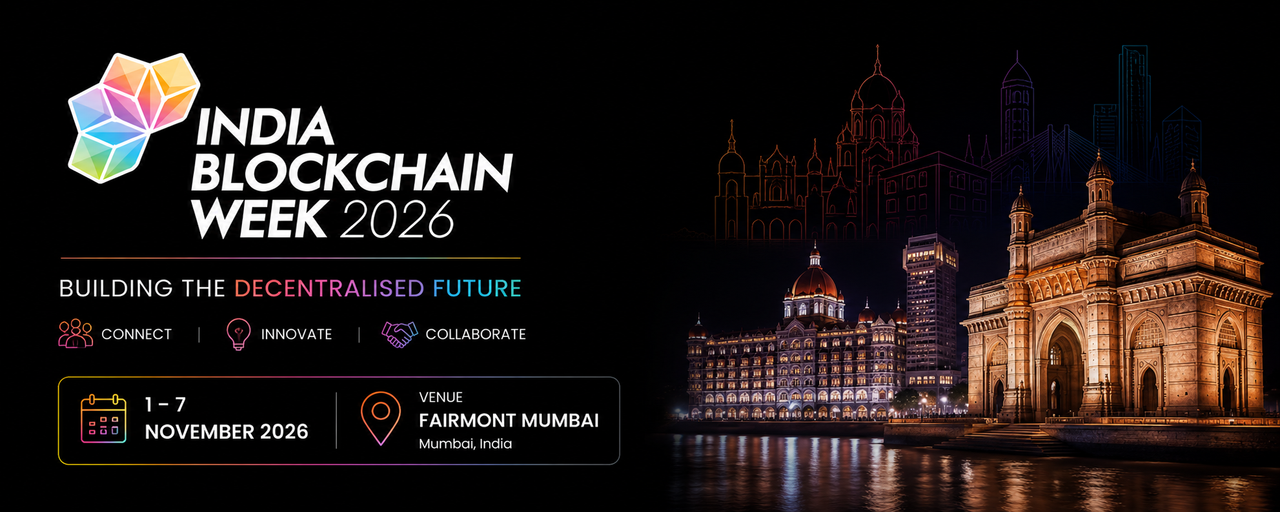 India Blockchain Week 2026 event banner