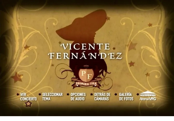 Descargar Vicente Fernandez: Primera Fila [2008][DVD R4][Recital] en Buena  Calidad