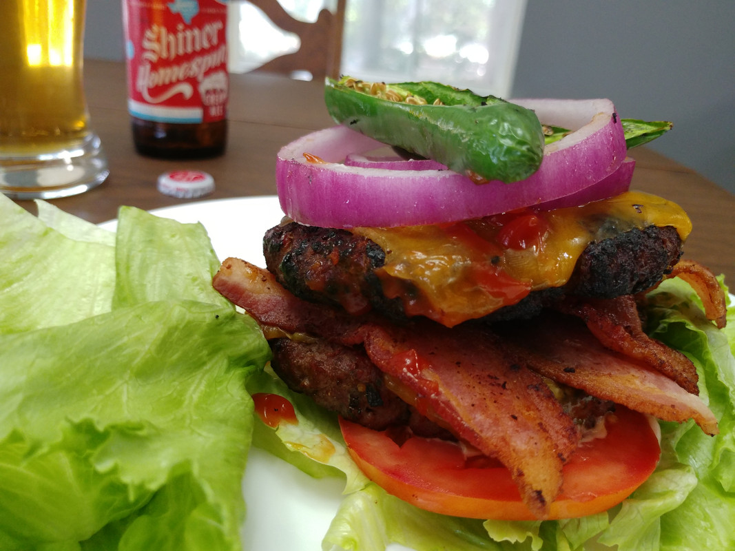 The garlic butter bacon burger from Sonic